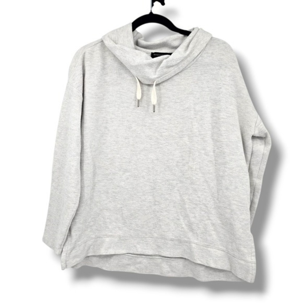 Banana‎ Republic Eco Pullover Cowl Neck Sweatshirt Size Medium Gray Women